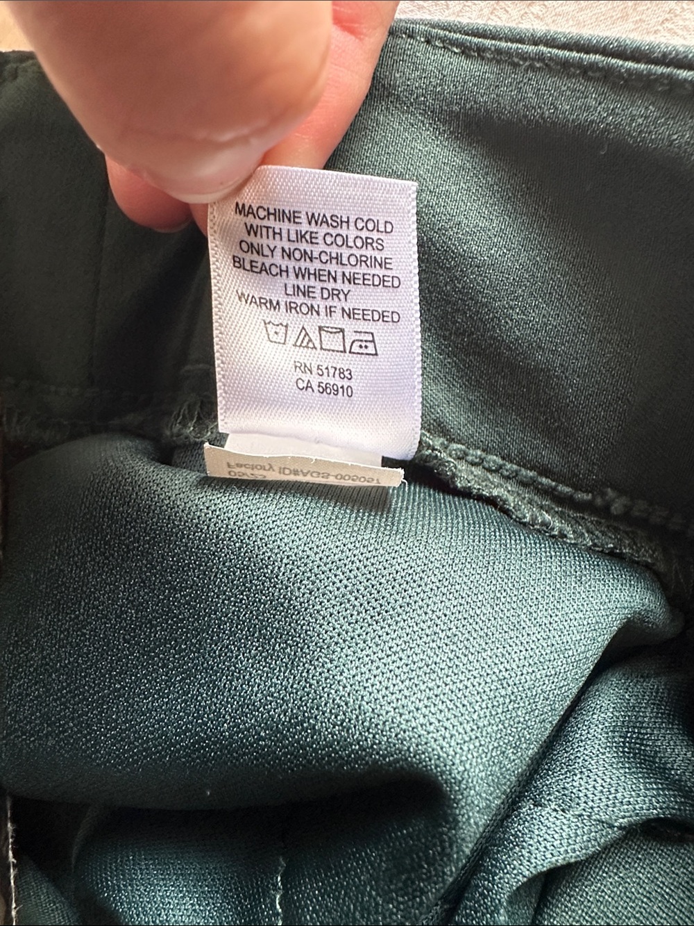 Maurices Forest Green Dress Pants Size Large Regular - Picture 5 of 9